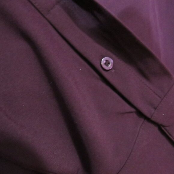 Calvin Klein Deep purple long sleeve work top size XL - Picture 10 of 10